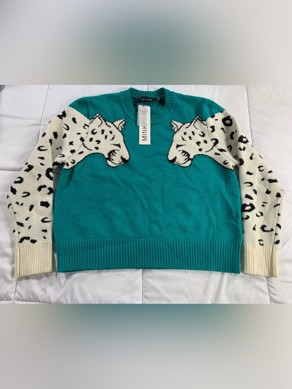 New MINKPINK knit jumper shirt size S